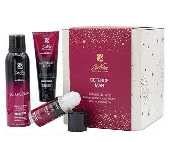 KIT DEFENCE MAN SAFE SHAVE 200 ML + SAFE BALM 75 ML + DRY TOUCH 50 ML