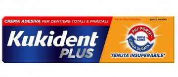 KUKIDENT PLUS DOPPIA AZIONE TENUTA INSUPERABILE CREMA ADESIVA DENTIERE 65 G