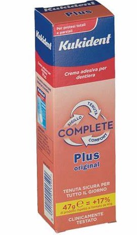KUKIDENT PLUS ORIGINAL CREMA ADESIVA DENTIERE 40 G