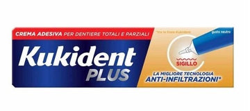 KUKIDENT PLUS SIGILLO ANTI INFILTRAZIONI CREMA ADEISVA DENTIERE 40 G