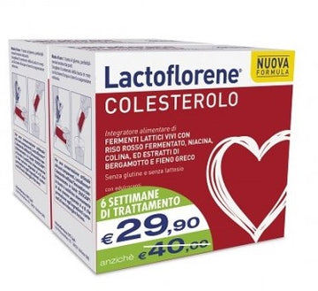 LACTOFLORENE COLESTEROLO BIPACK 20 + 20 BUSTINE