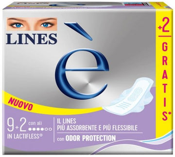 LINES E' ALI CARRY PACK 9 + 2 PEZZI