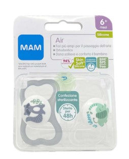 MAM AIR SUCCHIETTO 6+ MESI SILICONE DOPPIO NEUTRO