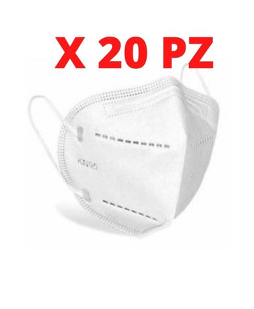 MASCHERINA FACCIALE FFP2 CE  MULTIPLI DI 20 PZ  (bianca o nera in relazione a disponibilitﾃ�)