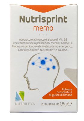 NUTRISPRINT MEMO 20 BUSTINE STICK - STANCHEZZA MENTALE
