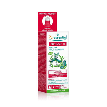 PURESSENTIEL SOS INSETTI ROLL ON MULTI LENITIVO BIO 5 ML