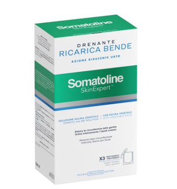 SOMATOLINE SKIN EXPERT BENDE SNELLENTI DRENANTI KIT RICARICA