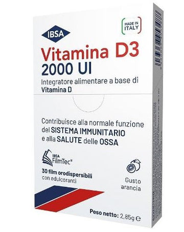 VITAMINA D3 IBSA 2000 UI 30 FILM ORODISPERSIBILI
