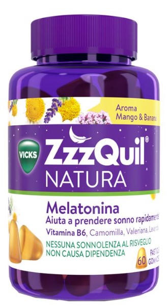 ZZZQUIL NATURA MANGO & BANANA 60 PASTIGLIE GOMMOSE